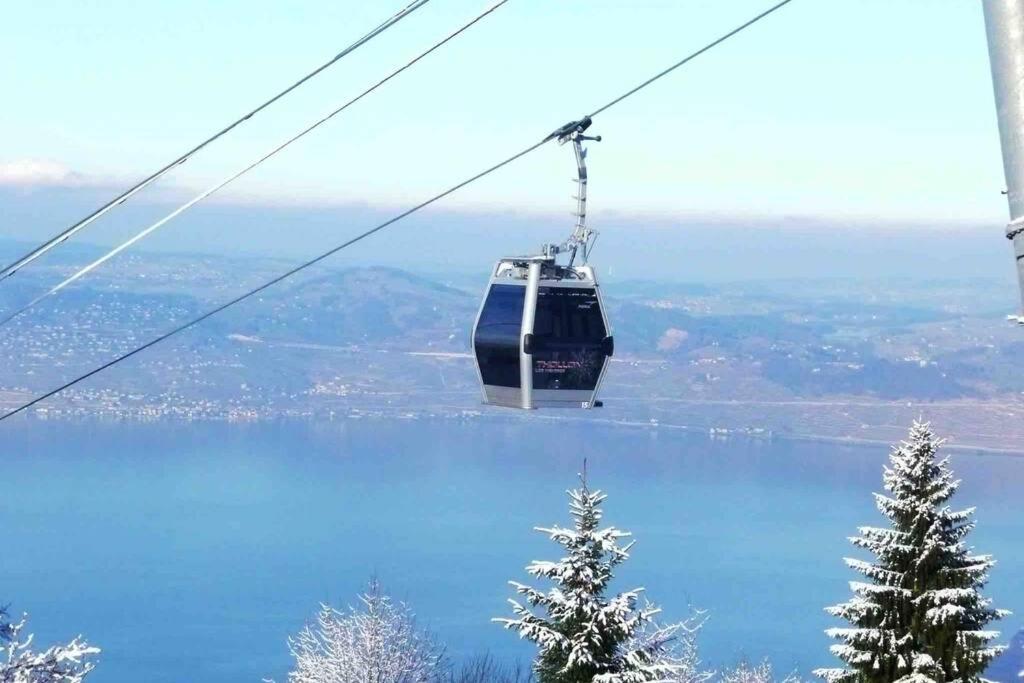 Duplex En Station Vue Sur Lac Leman Thollon-les-Memises Exterior foto