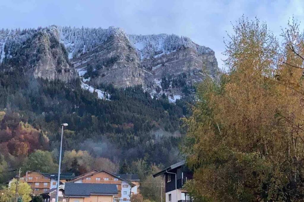 Duplex En Station Vue Sur Lac Leman Thollon-les-Memises Exterior foto