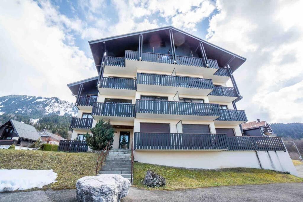 Duplex En Station Vue Sur Lac Leman Thollon-les-Memises Exterior foto
